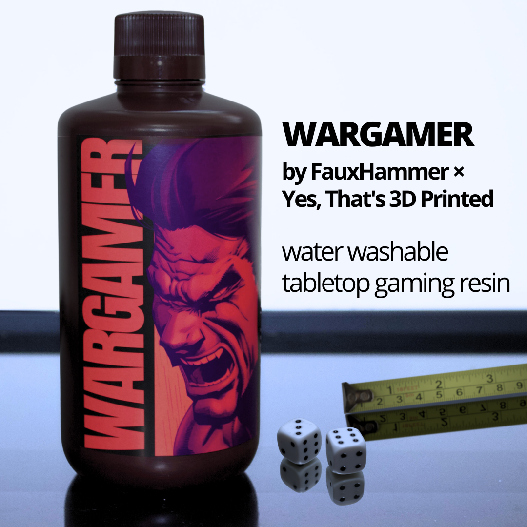 WARGAMER by FauxHammer | Ultimate Tabletop Gaming Resin | Water Washable (1kg)