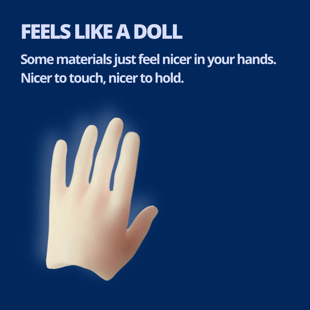 DOLLMAKER by Etellan | 3D Resin for BJD | Anti - Scratch, Doll Look, Doll Feel (1kg) - Yes, That's 3D Printed