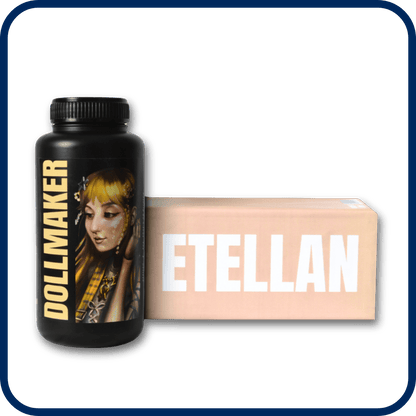 DOLLMAKER by Etellan | 3D Resin for BJD | Anti - Scratch, Doll Look, Doll Feel (1kg) - Yes, That's 3D Printed
