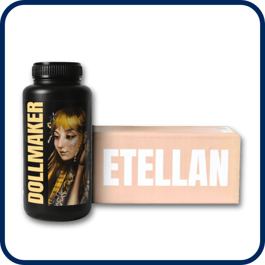 DOLLMAKER by Etellan | 3D Resin for BJD | Anti - Scratch, Doll Look, Doll Feel (1kg) - Yes, That's 3D Printed