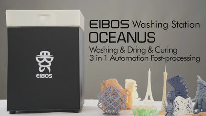 EIBOS Oceanus 3-in-1 | Automatic Resin Post-Processing | Wash, Dry & Cure