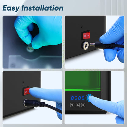 UniFormation 405nm UV Resin Curing Station 10.2'' - Yes, That's 3D Printed