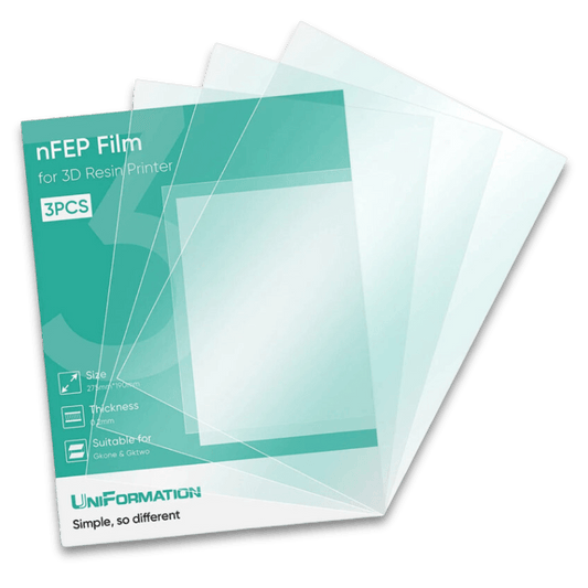 UniFormation GKTwo nFEP Film (3-pack) - Yes, That's 3D Printed